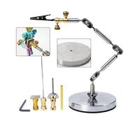 Stop Motion Animation Rig, Stainless Steel Armature Rigging System with 5 Flexible Joints & Connectors,26cm Extendable Arm, for Stop Motion Kit, Claymation,DIY Animation & Product Photography(Silver)