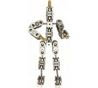 Stop Motion Armature Kit, Metal Puppet Figure for Character Design, 15cm Tall, Ideal for DIY and Professional Stop-Motion Animation