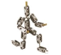 Stop Motion Armature Kit, Ready To Use Metal Puppet Figure for Animation, Diy Character Design Creation Set for Studio & Beginners 12cm