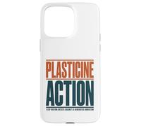 Stop Motion Artist Anti AI Plasticine Action Support Humans Case for iPhone 15 Pro Max