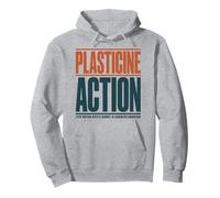 Stop Motion Artist Anti AI Plasticine Action Support Humans Pullover Hoodie