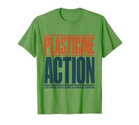 Stop Motion Artist Anti AI Plasticine Action Support Humans T-Shirt, Men, Grass Green, XX-Large