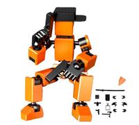 Stop Motion Figures,Versatile Unique Movable Robot Action Figure Changeable Printed Toys For Friends, Kids, Painting Collections, Photography Props