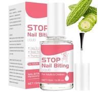 Stop Nail Biting for Kids & Adults | Anti Nail Biting Polish for Kids, Nail Biting Prevention, Thumb Sucking Prevention for Children, Stop and Grow Nail Biting Edible Solution - 15ml