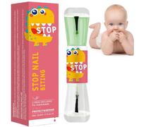 Stop Nail Biting Polish - Clear Varnish to Deter Thumb Biting and Sucking - Helps Avoid and Discourage the Habit for Adults and Kids - Nail Strengthening Solution