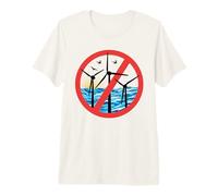 Stop Offshore Wind Energy, Stop Wind turbines and Wind Farms Premium T-Shirt