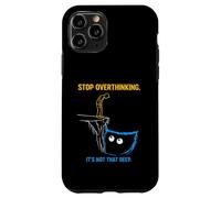 Stop Overthinking It’s Not That Deep Sarcastic Minimalist Case for iPhone 11 Pro