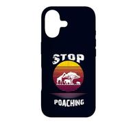 Stop Poaching Wildlife Sunset Safari Animal Rights Case for iPhone 17