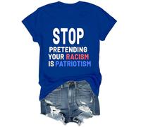 Stop Pretending Your Racism is Patriotism Shirt Black