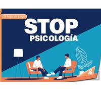Stop Psicología - 115 hojas de juego: El clásico juego «Stop» con mirada introspectiva - juego para terapeutas y estudiantes - Categorías sobre emociones, teorías y práctica psicológica