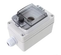 Stop Push Button Switch with IP67 ABS Waterproof Box for Heavy Machinery, Fire Fighting Equipment, and Petrochemical Industry (Without button)