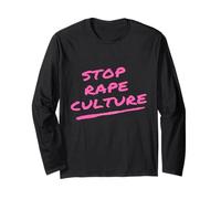Stop Rape Culture T-Shirt Long Sleeve T-Shirt