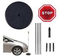 Stop Sign With Stand, LED Flashing Warning Sensor Stop Sign With Sound And Light Alert System For Garage Parking Home Outdoor Road Pathway Driveway Mall Traffic Safety Signal For Drivers Women Men