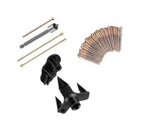 Stop Squeaky Noise Wood Floor Repair Kit, 5 Tools and 50 Screws, Installation, Joist Search Tool, Depth Control Fixture with Engineering Plastic Tools for Laminate Hardwood