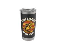 Stop Staring at My Bass Stainless Steel Insulated Tumbler