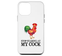 Stop Staring At My Cock - Funny Rooster Chicken Lover Case for iPhone 12 mini