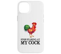 Stop Staring At My Cock - Funny Rooster Chicken Lover Case for iPhone 14 Plus