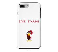 Stop Staring At My Cock Funny Rude Inappropriate Ugly Groovy Case for iPhone 7 Plus/8 Plus