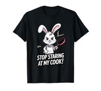 Stop Staring at My Cook Funny Bunny Chef T-Shirt