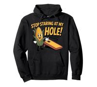 Stop Staring At My Cornhole Throwing Games Cornhole Player Pullover Hoodie
