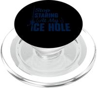 Stop Staring At My Ice Hole Ice Fisherman Ice Fishing PopSockets PopGrip for MagSafe