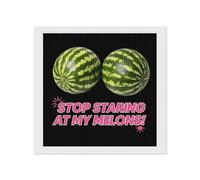 Stop Staring at My Melons Round Diamond Art Painting Kits