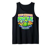 Stop Staring At My Pickle Big Dill Play Time Tank Top