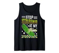 Stop Staring At My Pickle Tank Top
