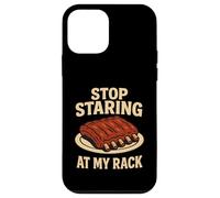 Stop Staring At My Rack Funny BBQ Grilling Pit Meat Smoker Case for iPhone 12 mini