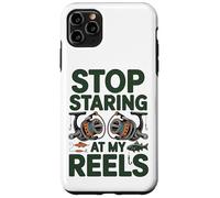 Stop Staring at My Reels Funny Womens Fishing Angler Case for iPhone 11 Pro Max