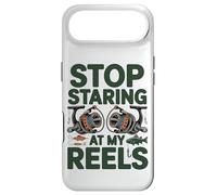 Stop Staring at My Reels Funny Womens Fishing Angler Case for iPhone Air