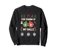 Stop Starring At My Balls - Christmas Ornament Meme Shirt Sweatshirt