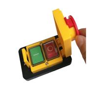 Stop Switch Push,Button Switch Emergency Stop Push Button Switch DZ05 7 Pins 400V 10A IP55 Three-Phase Electromagnetic