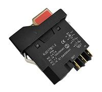 Stop Switch Push, KJD17B 6 Pin AC250V 15A Push Button Electromagnetic Switch Magnetic Switches