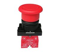Stop Switch Push, LA136 Emergency Stop Micro Electric Rotary Switch for Crane JDNN 500V 10A