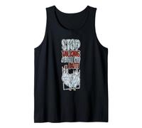 Stop Talking About My Butt Chicken Farmer Farm Puns Tank Top