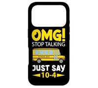Stop Talking to the Bus-Driver School Bus Case for iPhone 17 Pro