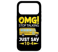 Stop Talking to the Bus-Driver School Bus Case for iPhone 17 Pro Max