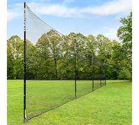 STOP THAT BALL™ Removable Ball Stop Posts - 10/12/16ft High - 4x Net Mesh Sizes (16ft High, Cricket - 48mm Mesh, 20ft Length)