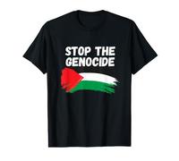 Stop The Genocide Flag Value Graphic T-Shirt