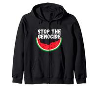 Stop The Genocide Zip Hoodie