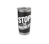Stop the Madness with This Funny Anti-Stress Stainless Steel Insulated Tumbler
