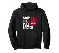 Stop the Pull Factor - Politics Patriotic Reform UK Britain Pullover Hoodie