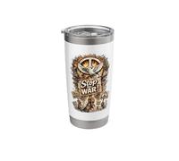 Stop The war!, Peace, Antiwar, No War Stainless Steel Insulated Tumbler
