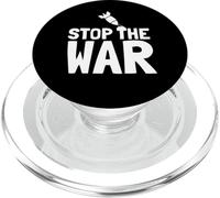 Stop the War Peace Protest Statement Anti Fight Message PopSockets PopGrip for MagSafe