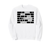 Stop The War Release The Files Redacted Sweatshirt
