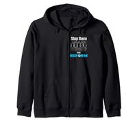 Stop them. Vote Reform UK. Zip Hoodie