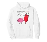 Stop Thinking And Follow Your Heart (Positive Statement) Pullover Hoodie