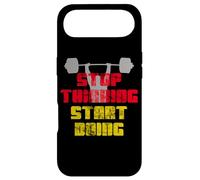 Stop Thinking Start Doing Motivational Workout Graphic Case for iPhone Air