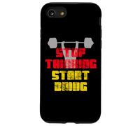 Stop Thinking Start Doing Motivational Workout Graphic Case for iPhone SE (2020) / 7/8